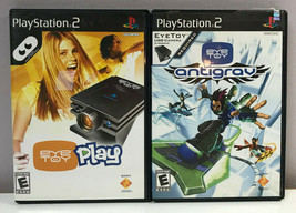 EyeToy: AntiGrav &amp; EyeToy Play Sony PlayStation 2 PS2 Games Lot - £4.71 GBP