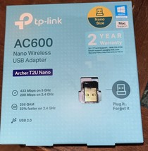 TP-LINK Archer T2U Nano AC600 Wireless USB Adapter - £10.55 GBP