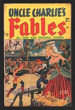 Uncle Charlies Fables #2 1952-Lev Gleason-Piracy cover-&quot;The Lucky Black Cat&quot;-G+ - £35.00 GBP