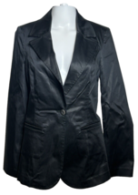 New Level Nine Dress Jacket Women&#39;s Small Black Sateen Special Occasion ... - $30.30