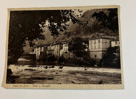 Postcard Borgo Giannotti Italy Scene Along the Waterfront Villas 1949 Ch... - $32.73