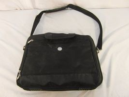 Black Dell Computers Carrying Handles Load Of Pockets Laptop Carry Case ... - $22.78