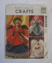 McCall&#39;s Craft Pattern M4335 Angel Doll Clothing &amp; Tree Toppers NEW - £7.77 GBP