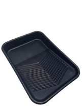 Plastic Paint Roller Tray Pan 16&quot; Black - £11.71 GBP