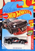 Hot Wheels 2019 HW Game Over Series #44 2005 Ford Mustang Black w/ PR5s - £2.13 GBP