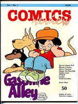 Comics Review #7 1984-Gasoline Alley-Bloom County-Hagar-Steve Canyon-VF - $40.74