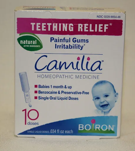 6 PACK Camilia Boiron Baby Teething Relief,10x1ml oral doses - £70.91 GBP