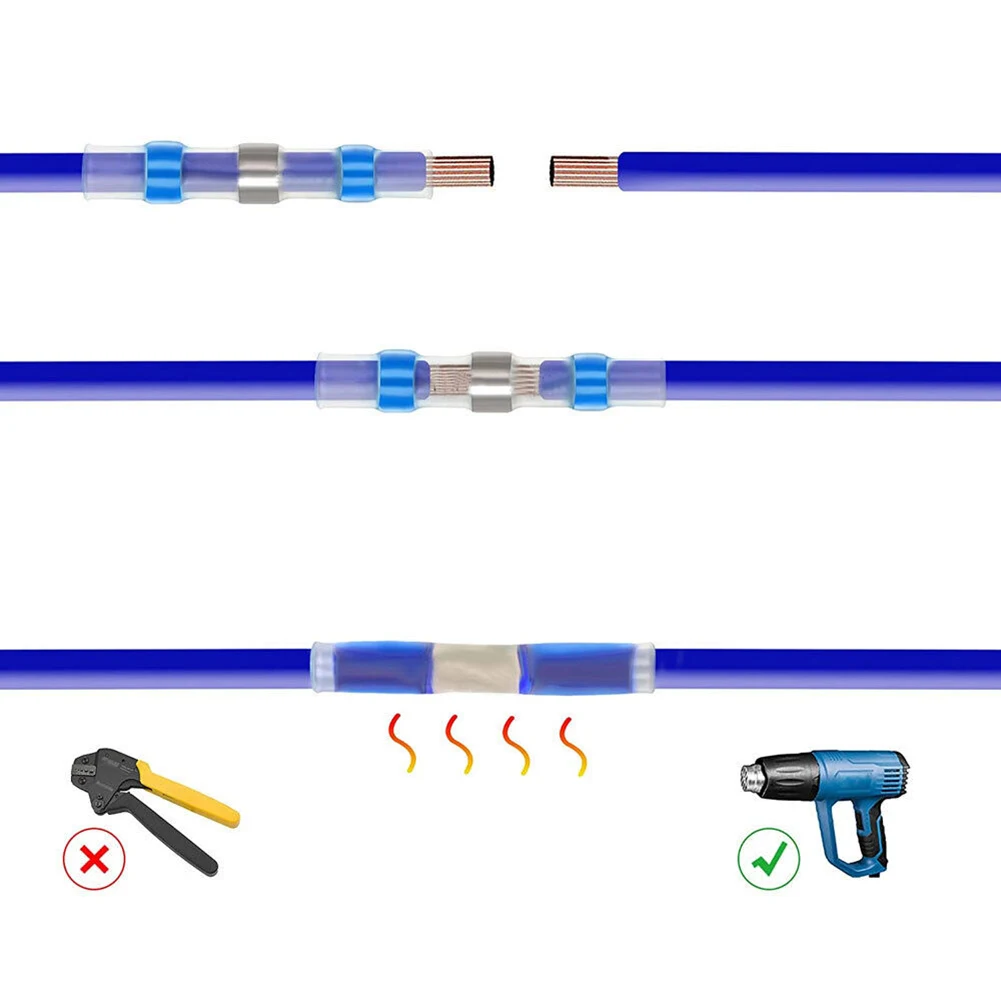 Heat-Shrinkable Tube Kit Waterproof Sealed Wire Connector Terminal Pack - £18.31 GBP