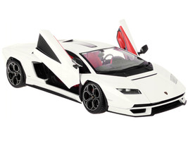 Lamborghini Countach LPI 800-4 White 1/24 Diecast Model Car by Bburago - £32.77 GBP