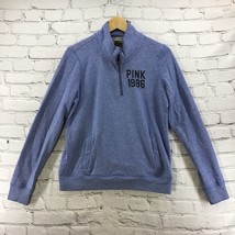 Victorias Secret Pink Pullover Hoodie Heathered Blue Sz S Small Womens  - £12.66 GBP
