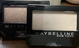 SET OF 2 Maybelline New York Expert Wear Eye Shadow Soft Pearl Nude Glow 0.08 Oz - $18.80