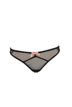 L&#39;agent By Agent Provocateur Womens Thongs Mesh And Fishnet Sheer Black Size S - £30.28 GBP