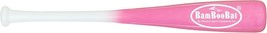 BamBooBat Pinnacle Adult Baseball Softball Wood One Hand Training Bat 18&quot; Pink - £29.93 GBP