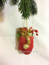 Cherished Teddies Ornament 2007 Dated  Bear In Mitten NIB - £19.53 GBP