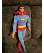 Vintage 1977 MEGO 12 1/2&quot; Superman Action Figure Doll As Is DC Comics - $108.28 CAD