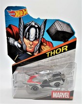 Hot Wheels 2013 Marvel Thor Character Car / Silver 1:64 NOC - £11.76 GBP
