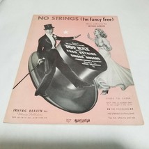 No Strings I&#39;m Fancy Free Irving Berlin Top Hat Sheet Music Astaire Rogers photo - $32.98