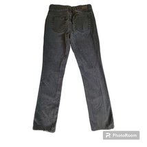 LondonJean Women 6 Long Black Sexy Straight Jeans Mid Rise Denim VTG Vin... - £11.23 GBP