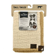 Tall Tails Dog Micro Blanket Sherpa Bone 30X40 - £36.23 GBP