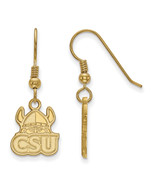 SS w/GP Cleveland State University Small Dangle Earrings - $75.00