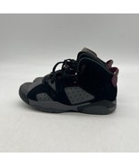 Nike Air Jordan 6 Retro Boys 384666-063 Black Gray Basketball Shoes Size 13 - £47.33 GBP