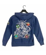 Disney Parks Kids Size 12 Walt Disney World Hoodie Jacket Full Zip Blue ... - £15.76 GBP