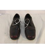 ADULT MEN&#39;S 10.5 ROCKPORT MAROON LEATHER LACE UP DRESS WORK CASUAL SHOES... - €38,54 EUR