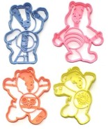 Care Bears Bedtime Cheer Friend Funshine Set of 4 Cookie Cutters USA PR1573 - $225.98 MXN