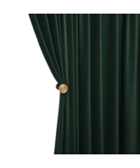 Anyhouz 150cm Green High Quality Modern Wool Velvet Blackout Curtains fo... - $2,297.92 MXN