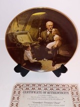 1983 “Grandpa&#39;s Treasure Chest” by Norman Rockwell Plate with Box NEW( Knowles ) - £12.74 GBP