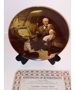 1983 “Grandpa&#39;s Treasure Chest” by Norman Rockwell Plate with Box NEW( K... - £12.53 GBP
