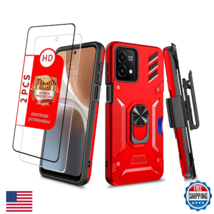Moto G Stylus 5G 2023 Case Military Grade w/ Ring, Holster, Belt Clip, L... - $53.35