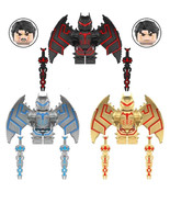 3Pcs DC Super Hero Batman Minifigures Hellbat Assembly Mini Building Blo... - $18.58 CAD