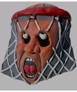 Nightview Inc. Basketball Face Rubber Mask Vintage 2001 Halloween Creepy... - $24.70