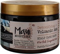 Maui Moisture Detoxifying Volcanic Ash Scalp Care Mask 12 Oz, 2 Pack - £18.25 GBP