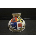VINTAGE SWAN CRESTED WARE CAMPBELTOWN CREST TINY CLAY POT TOOTHPICK HOLDER - £8.00 GBP