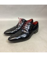 Vaneau Bottier A Paris Men’s Wingtip Black Oxford Dress Shoes - 42 1/2 - $49.50