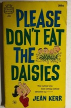 Please Don&#39;t Eat The Daisies By Jean Kerr (1959) Fawcett Crest Illust Movie Pb - £7.77 GBP