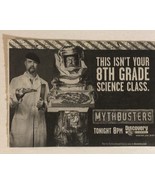 Mythbusters TV Guide Print Ad TPA6 - £5.44 GBP