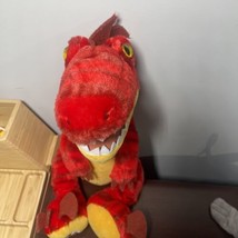 Build A Bear Red Dinosaur T REX Velociraptor Raptor Plush BAB 2019 Stuffed - $9.85