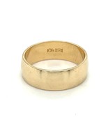 6mm Wedding Band Ring REAL Solid 10k Yellow Gold 3.5g Size 5.5 - £230.96 GBP