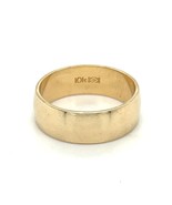 6mm Wedding Band Ring REAL Solid 10k Yellow Gold 3.5g Size 5.5 - £221.24 GBP