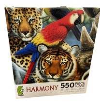 Ceaco Harmony Jigsaw Puzzle Animal Kingdom Wild Animals 550 Piece 2008 2... - $10.84