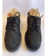 Vintage RIVERSTONE Black Suede Platform Shoes Women&#39;s 8.5 - £11.20 GBP