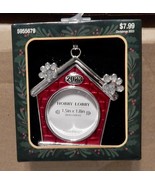 Christmas Ornament Dog House Picture 1.5&quot; x 1.8&quot; Hobby Lobby Metal NIB 272L - £8.24 GBP