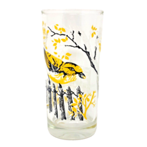 Peanut Butter Glass Ann Page Bird Series Yellow Vireo Vintage 1950&#39;s A&amp;P PB - £9.71 GBP