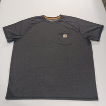 Carhartt Force Men's 2XL Gray T-Shirt Adult Pocket Tee Relaxed Fit 100410-026 image 14