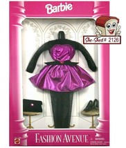 Fashion Ave Barbie Fuchsia Black Party Dress 14980FB Vintage 1995 Barbie... - £15.88 GBP