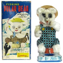 Vintage Alps Cragstan Fishing Polar Bear Lighted Battery Operated w/Box Works EX - £279.12 GBP