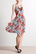 Nwot $278 Anthropologie Tabitha Floral Silk Dress By Timo 2 - £76.16 GBP